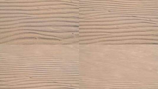 沙漠沙丘表面平行沙纹线高清在线视频素材下载