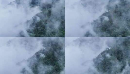 雨后高山云雾缭绕高清在线视频素材下载