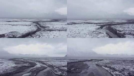 雪山极地风景高清在线视频素材下载