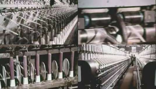 纺织工人女工高清在线视频素材下载