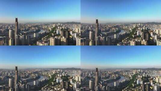重庆城市全景航拍高清在线视频素材下载