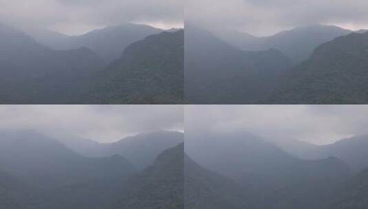 雾气弥漫的山脉高清在线视频素材下载
