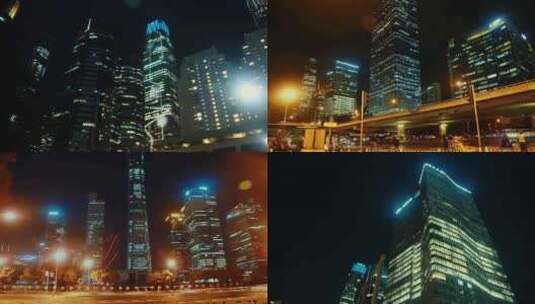 4k中国尊中央电视台延时逐格城市夜景高清在线视频素材下载