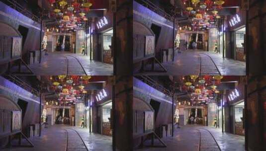 1973老上海风情街高清在线视频素材下载