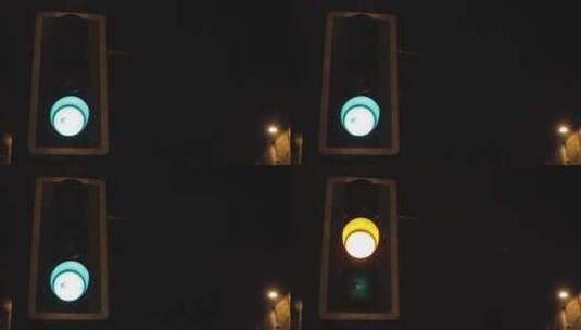 交通灯在转动高清在线视频素材下载
