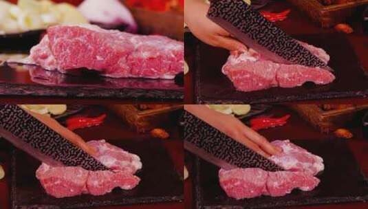 胡萝卜炖牛肉高清在线视频素材下载