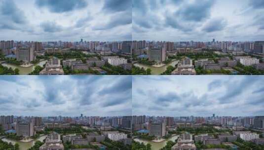 杭州城市延时摄影高清在线视频素材下载