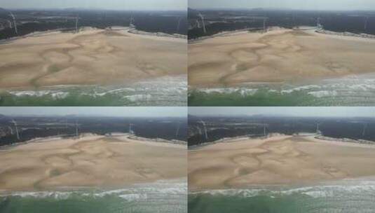 《4K超清》平潭长江澳航拍海滩高清在线视频素材下载