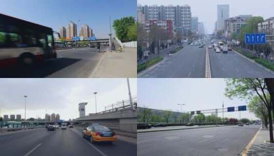 北京交通延时拍摄高清在线视频素材下载