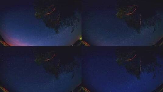 在夜空中移动的恒星轨迹高清在线视频素材下载