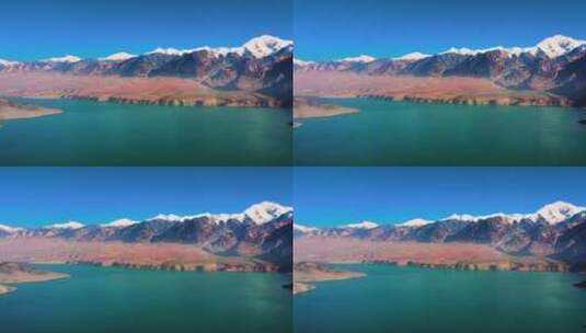 新疆喀什白沙湖高清在线视频素材下载