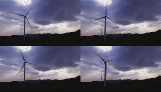 风力发电新能源发电高清在线视频素材下载