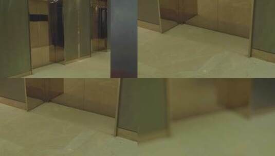 广州天河楼宇电梯无人楼层高清在线视频素材下载