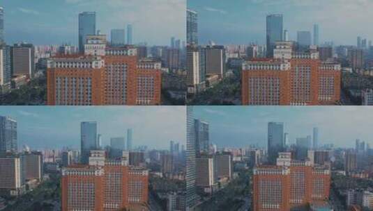 湖南长沙城市风光航拍视频高清在线视频素材下载