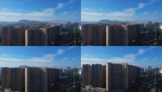 深圳龙岗小区高楼建筑B高清在线视频素材下载