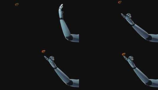 智能机械臂 机器人手臂 机械手臂高清在线视频素材下载