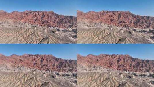 新疆丹霞地貌高清在线视频素材下载