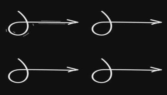 风格化箭头高清在线视频素材下载