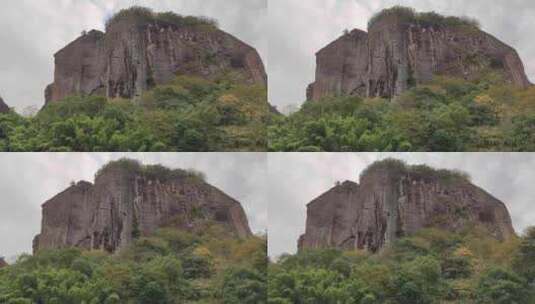 武夷山大王峰玉女峰九曲溪丹霞地貌高清在线视频素材下载