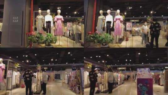 商城女装店铺空镜头高清在线视频素材下载