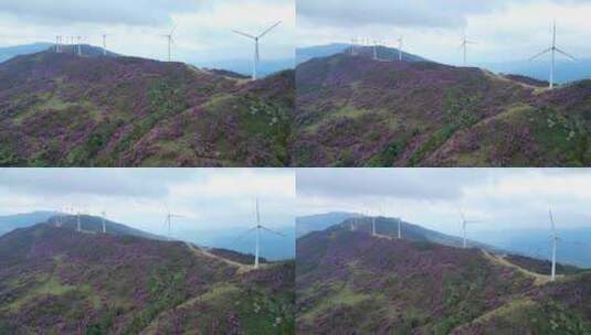 风车风力发电高清在线视频素材下载