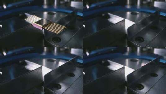 微芯片的生产高清在线视频素材下载