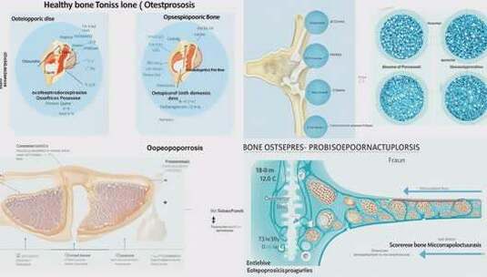 模拟骨骼课件骨质疾病图解 (2)~1高清在线视频素材下载