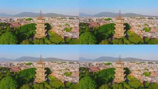 泉州开元寺 开元寺 东西塔高清在线视频素材下载