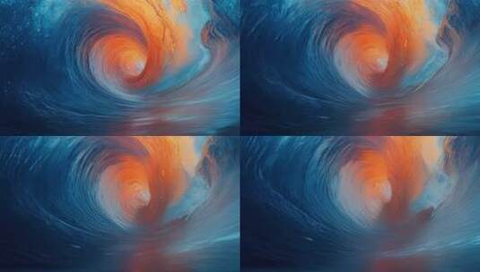 炫丽海浪波浪4K高清在线视频素材下载