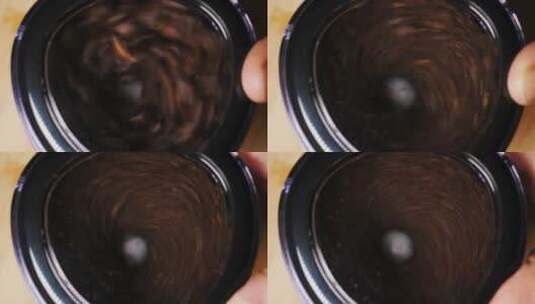 咖啡机研磨咖啡豆高清在线视频素材下载