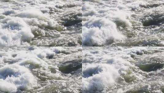 河流澎湃高清在线视频素材下载