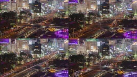 名古屋城市交通高清在线视频素材下载