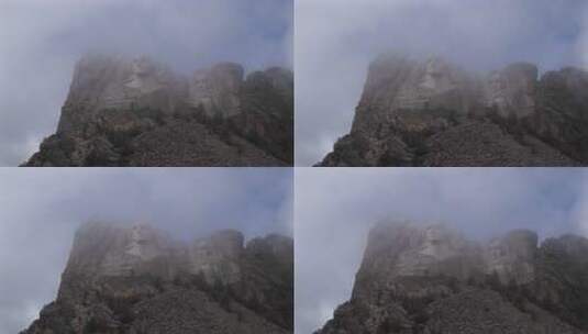 拉什莫尔山世界雕塑高清在线视频素材下载