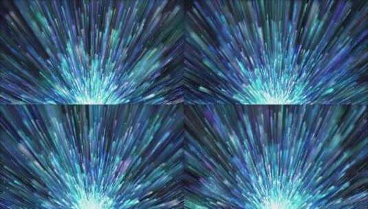 唯美梦幻蓝色粒子光线上升流星背景视频素材高清在线视频素材下载