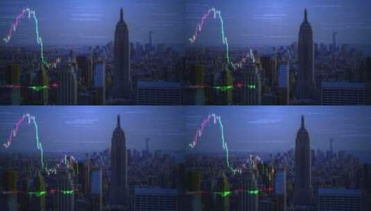 股票期货黄金蜡烛图波动视频高清在线视频素材下载