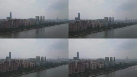 广州城区航拍高清在线视频素材下载
