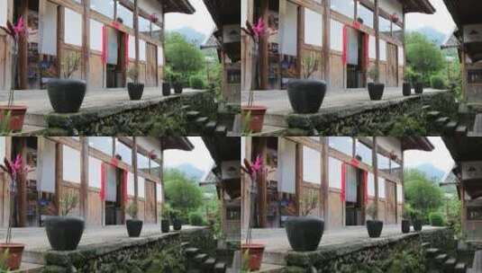 江南中式建筑高清在线视频素材下载