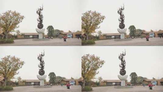 浙江杭州良渚古城遗址风光高清在线视频素材下载