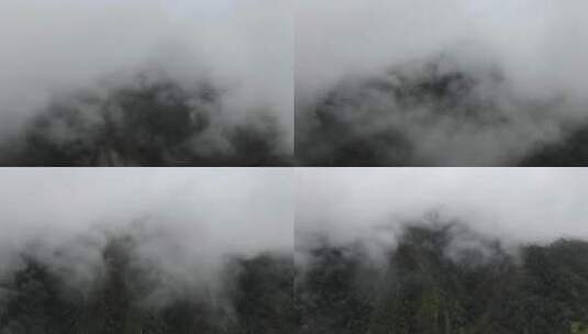 大山里的云雾缭绕高清在线视频素材下载