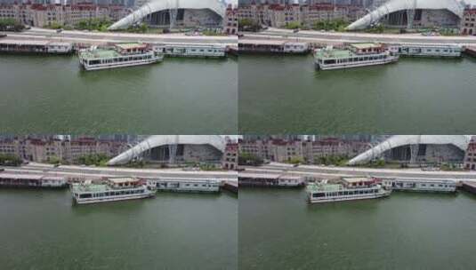 天津滨海新区海门大桥高清在线视频素材下载