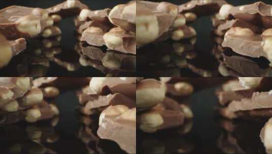 榛子巧克力高清在线视频素材下载