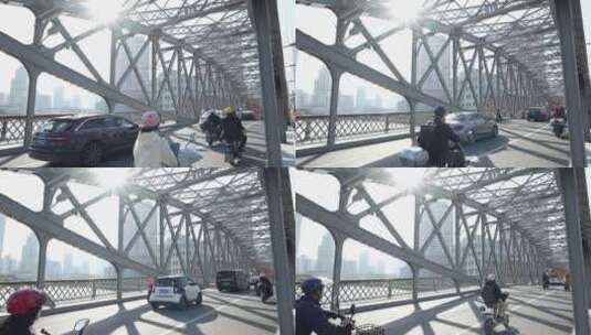 上海大桥高架桥高清在线视频素材下载