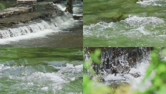 清澈的河流水流高清在线视频素材下载