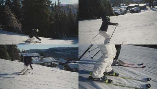 滑雪极限运动宣传片高清在线视频素材下载