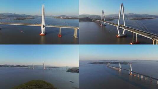 【合集3】航拍乐清湾大桥高清在线视频素材下载