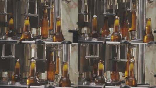 啤酒自动化产线高清在线视频素材下载