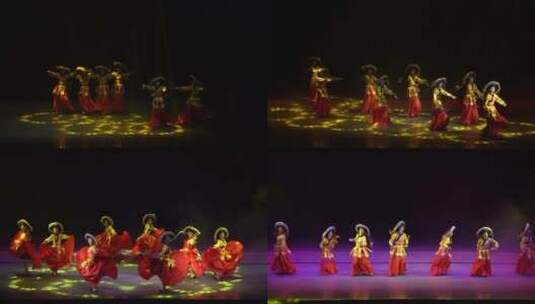 云南少数民族舞蹈01高清在线视频素材下载