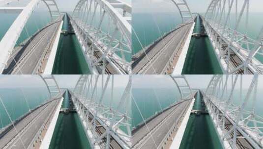 海峡大桥高清在线视频素材下载