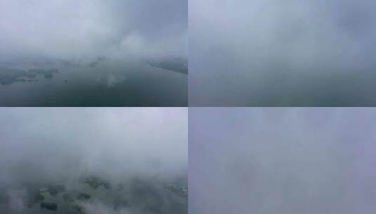 【航拍】赤壁陆水湖高清在线视频素材下载