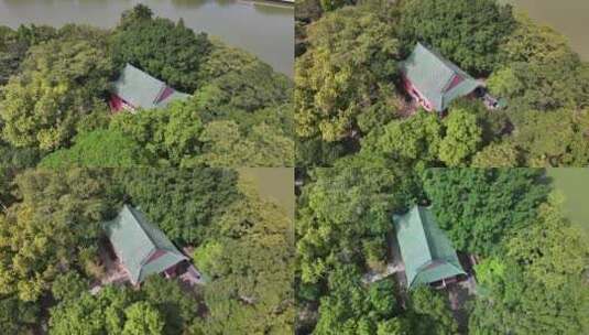 惠州西湖风景名胜区航拍高清在线视频素材下载